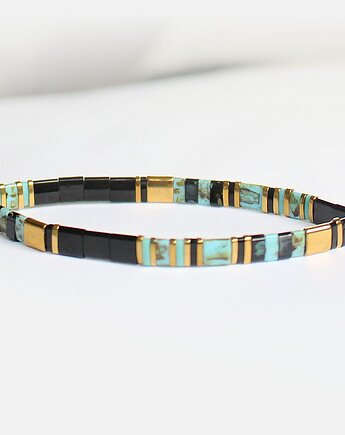 Filigranowa 14,5 cm - odporność - onyks, turkus afrykański, hematyt, KEIT