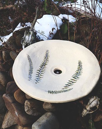 Umywalka Ceramiczna podblatowa 'Paprociowa'Harmonia Natury, Ceramika Nastawka