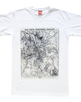 koszulka PLAN WARSZAWY 1935 tshirt, 777 Tshirts
