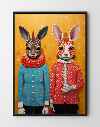 Plakat Zwierzęcy duet, HOG STUDIO