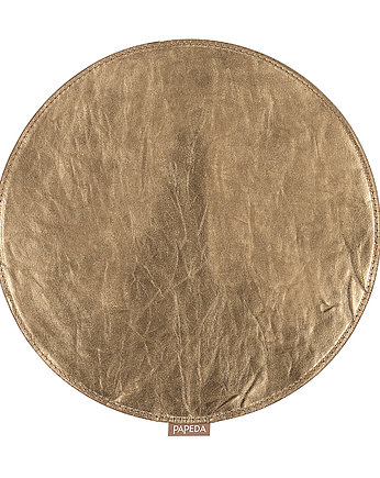 Podkładka  złota skóra wegańska  PP 1806, PAPEDA 