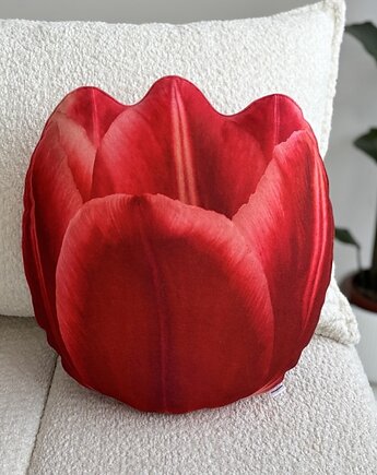 Poduszka Kwiat Tulipan Czerwony Duży, poduszkownia