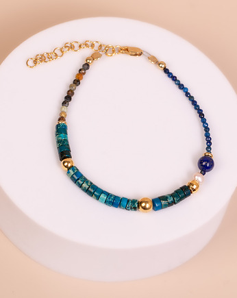 Bransoletka Jaspis, Lapis lazuli, Turmalin, Andorii by Baco