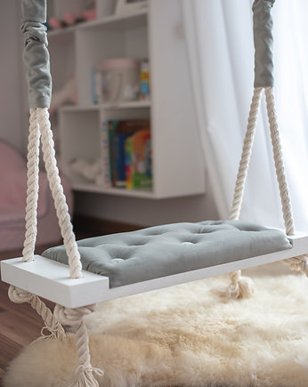 Stylowa huśtawka MEDIUM 60CMna linach dla dzieci, OhSwing