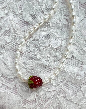Naszyjnik Malina i Perły, MaLa Jewellery