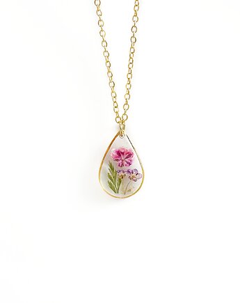 Naszyjnik z kwiatami, prezent dla kobiety, Colie