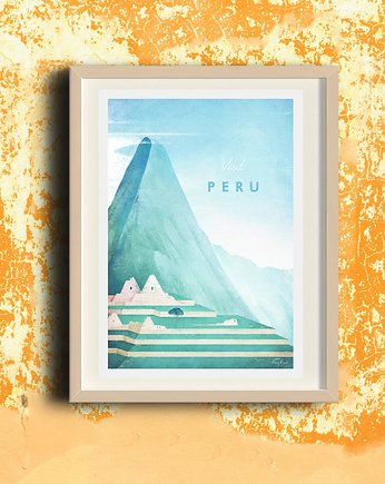 Peru - vintage plakat 50x70 cm, minimalmill