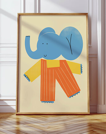 Plakat Mały słoń, MUKI design