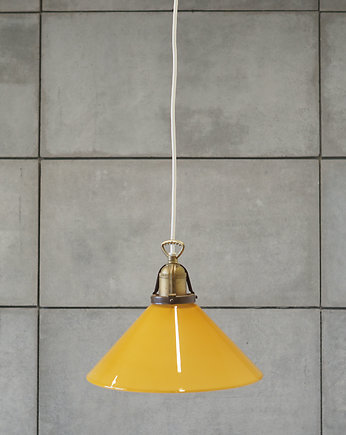 Lampa wisząca, duński design, lata 60, produkcja: Soholm, Przetwory design