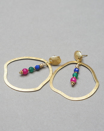 Kolczyki pozłacane Alloys Collection  /Odd/ -  Circle vol. 13, KiKa pracownia