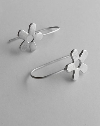 Kolczyki srebrne KWIAT, Katarzyna Kaminska ART