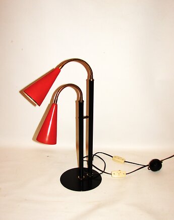 Minimalistyczna lampa biurkowa, lata 70, Relikt design