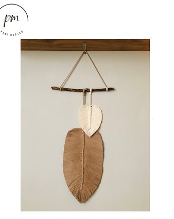 Makrama pióra boho - NA ZAMÓWIENIE, panimartko