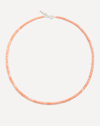 Choker srebrny z koralem różowym Limonata, ANIMALKINGDOM