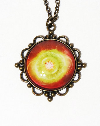 Medalion, talizman - Czakra Serca - brąz, duży, yenoo