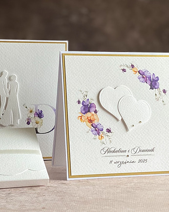Pudełko na pieniądze z inicjałami Młodej Pary, WA 63Z, Anna Art and Crafts