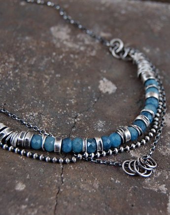 Akwamaryn - naszyjnik, mzstudio