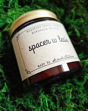 SPACER w LESIE - świeca sojowa 120ml, kaktusia