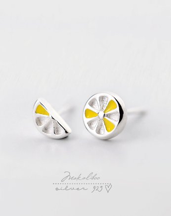 Lemon - srebrne kolczyki + box, Ewa Saj  Silver