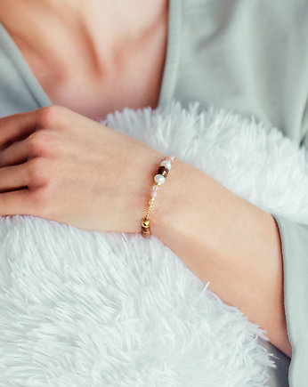 Bransoletka z Turmalinem i Fosfoderytem, w hand works