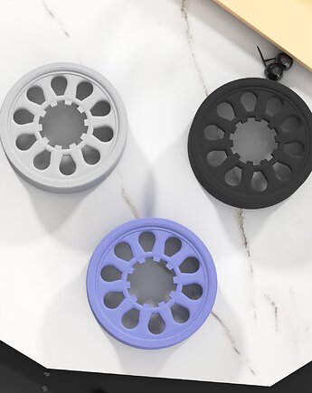 Tunele do uszu 20-100mm gotycka rozeta  / czarne / 14 kolorów, plugi siodłowe, Spirit Of Copper