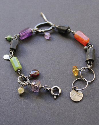 Unikatowa bransoletka - Wielka moc minerałów - Kolor, fado