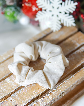 Gumka do włosów srebrny pył, roskosh