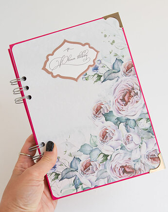 Planer ślubny organizer planner scrap, Papiernik