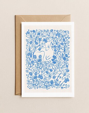 Kartka z charcikiem  - For You, Mint In Paper