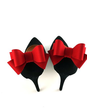 Klipsy do butów Coquet - Kokardy Style / Red, Coquet