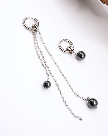 Kolczyki Asymetria Hematytu, Unique