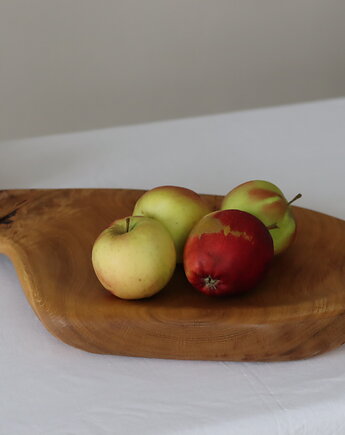 Taca , drewniana patera, misa, Ohwood manufaktura