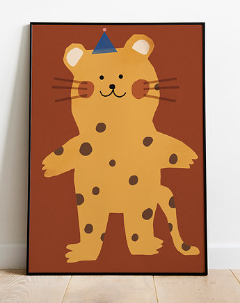 Plakat Baby leopard, OKAZJE - Prezent na Dzień Kobiet