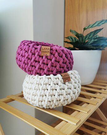 2 małe koszyki organizery, Lana Design