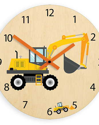 Zegar dziecięcy Koparka 30cm, ModernClock