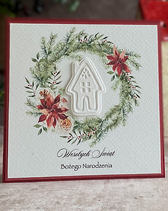 Personalizowana kartka na Boże Narodzenie, BN 8C, Anna Art and Crafts