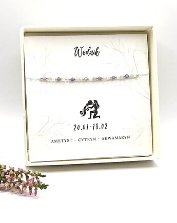 Bransoletka zodiakalna Wodnik