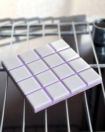 Biała podkładka mozaika, Pupo design