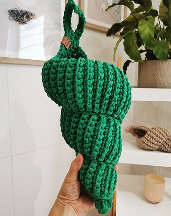 Kosz do łazienki muszelka, pojemnik na kosmetyki, Lana Design