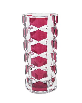 Wazon szklany Windsor, francuski design, lata 70, Luminarc,  J.G. Durand, Przetwory design