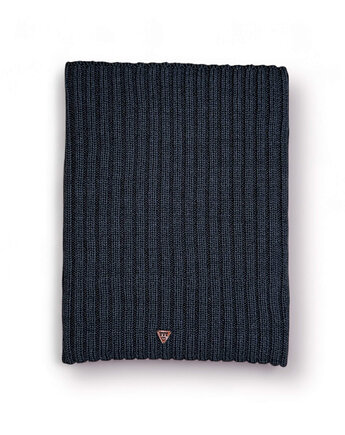 Komin merino w prążki Soft Snood - antracyt, YellowYarnyYak