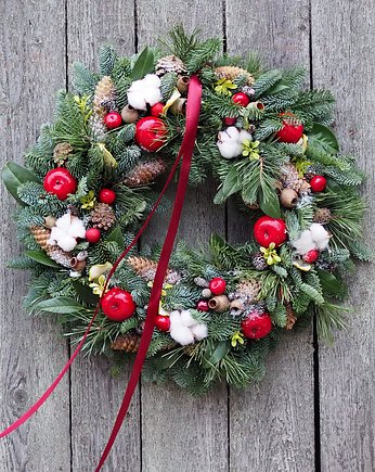 Wianek APPLE PIE XXL 55 cm EDYCJA 2025 - przedsprzedaż, FlodiaAtelier