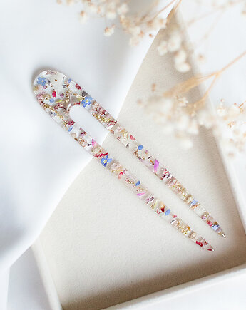 Spinka do włosów  z kwiatami