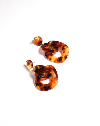 Kolczyki Alla w kolorze Amber, NINIcoJewelry