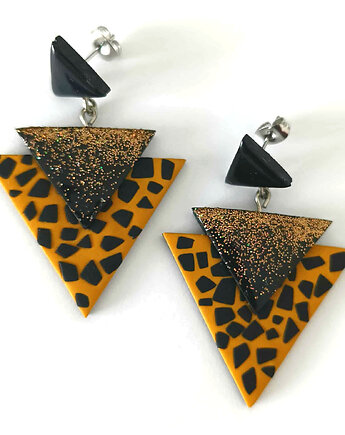 Kolczyki Geometryczne Trójkąty, OMIFIMO