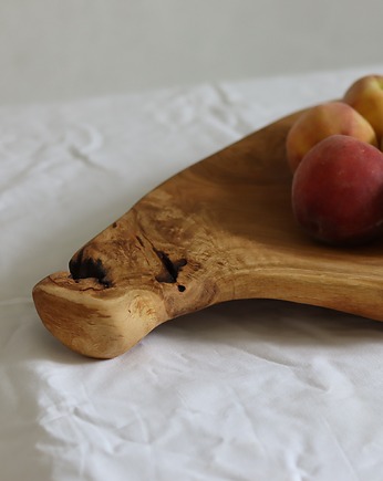 Taca , drewniana patera, misa, Ohwood manufaktura