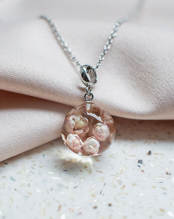 Wisiorek z ozothamnusem, nature gift