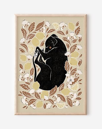 Plakat - Charcik  z cytrynkami, Mint In Paper