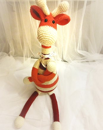 Szydełkowa Żyrafa - Lucy, Pompon Design