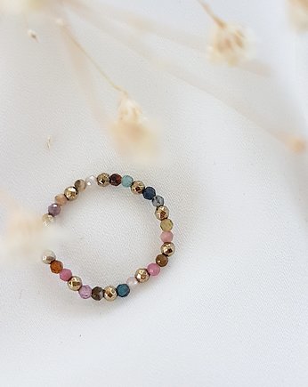pierścionek z turmalinem, LEI handmade 